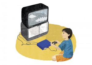 ゲーム依存症のイメージ